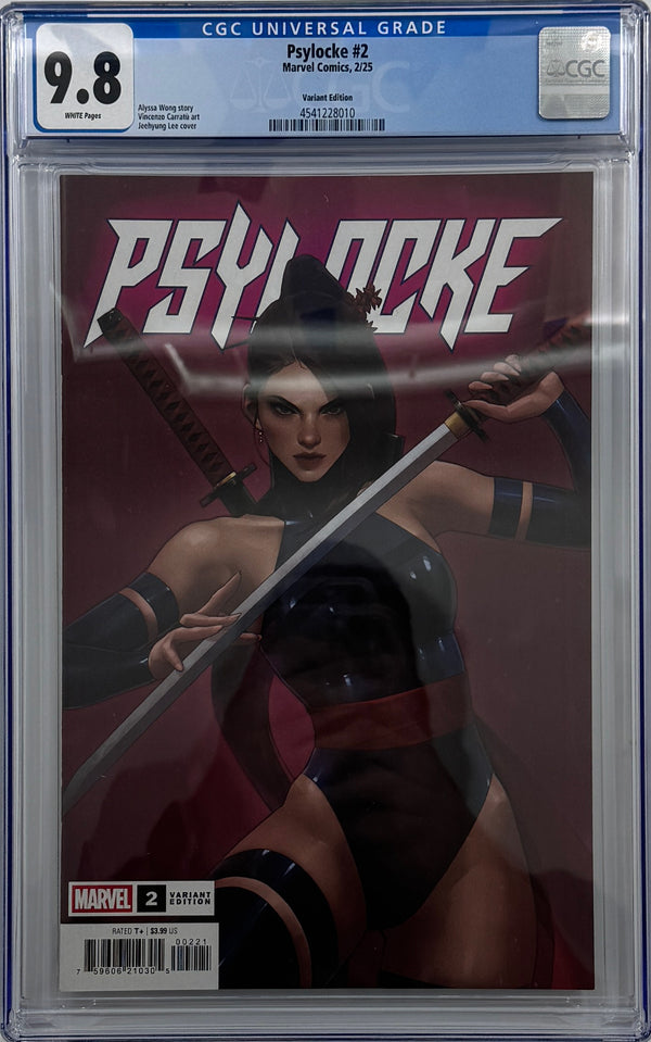 PSYLOCKE #2 | JEEHYUNG LEE VARIANT | CGC 9.8