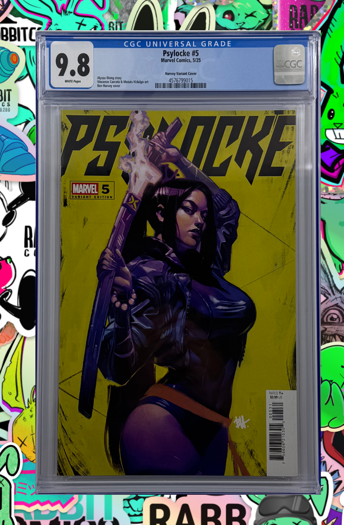 Psylocke #5 | Ben Harvey Psylocke Variant | CGC 9.8