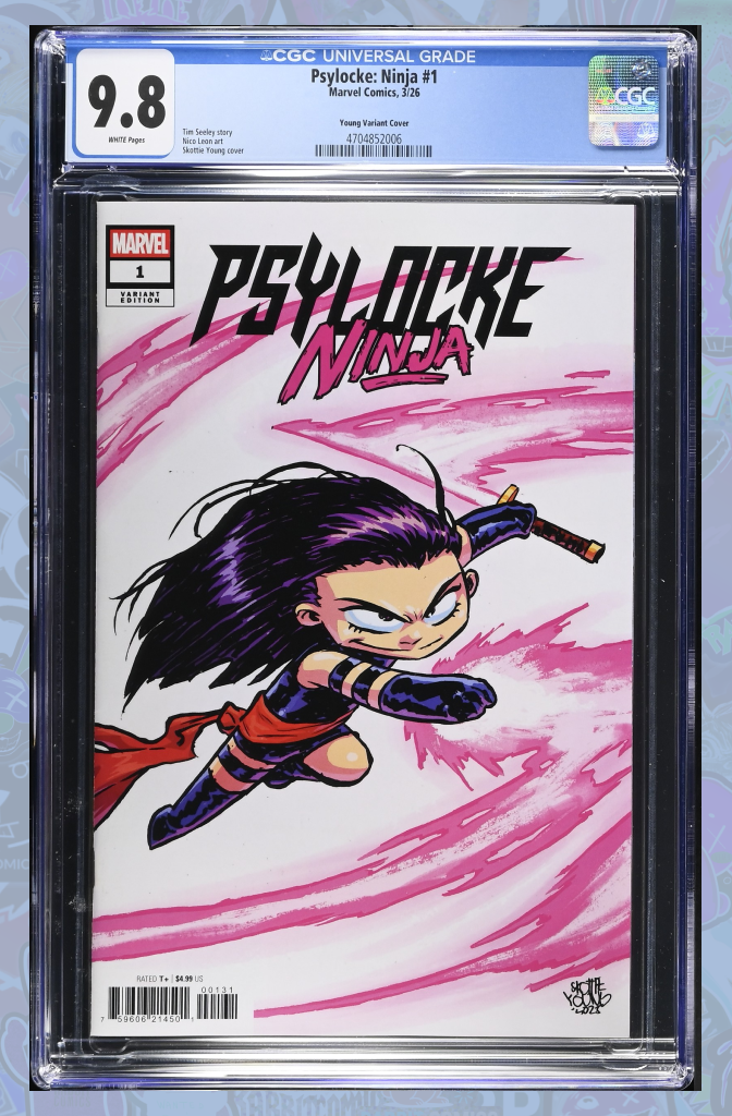Psylocke: Ninja #1 Skottie Young Variant | CGC 9.8
