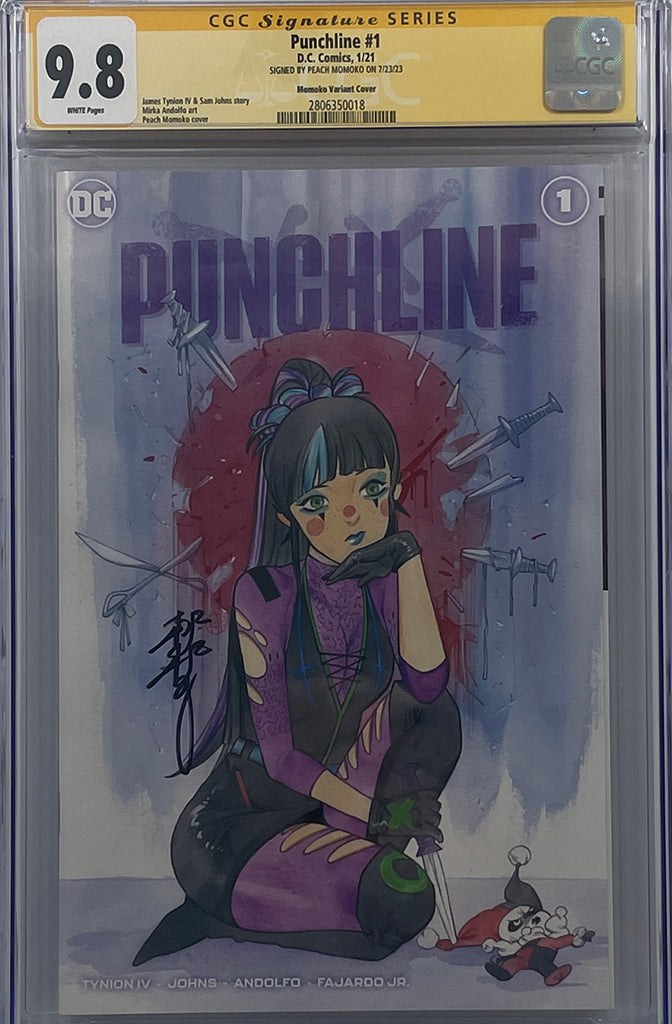 Punchline #1 | Peach Momoko Variant | CGC SS 9.8