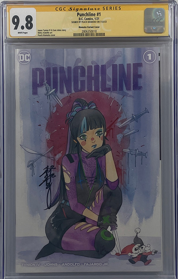 Punchline #1 | Peach Momoko Variant | CGC SS 9.8