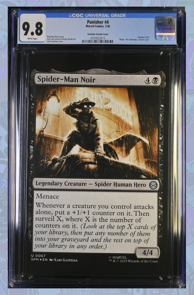 Punisher #4 | Spider-Man Noir Magic: The Gathering Variant | CGC 9.8