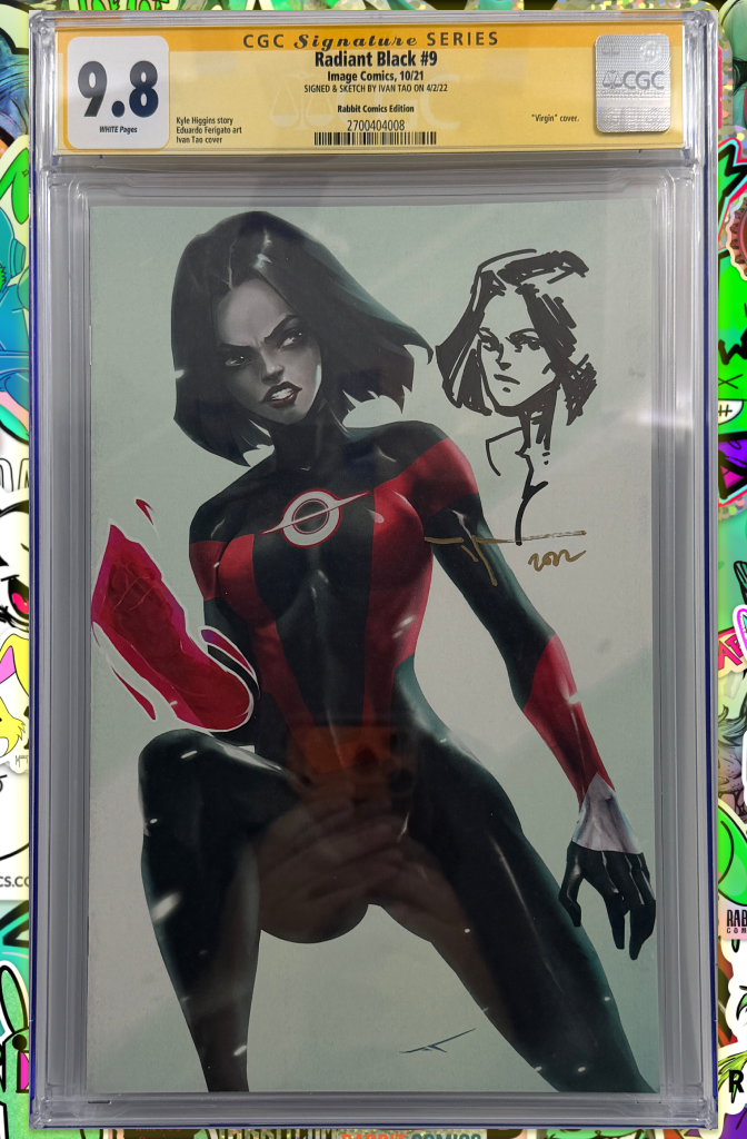 Radiant Black #9 | Ivan Tao Variant | CGC SS + REMARK 9.8