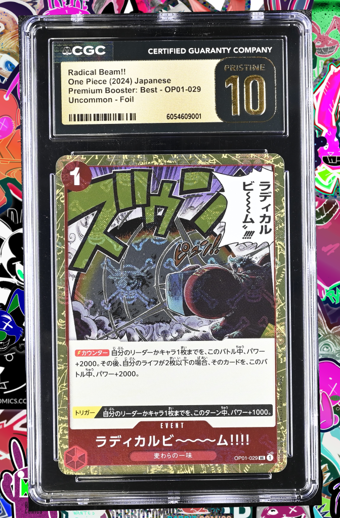One Piece - Radical Beam!! | Japanese Foil | CGC Pristine 10