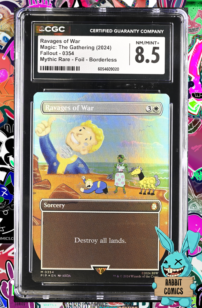 MTG - Secret Lair - Fallout | Ravages of War | 0354 Rare Foil | CGC 8.5