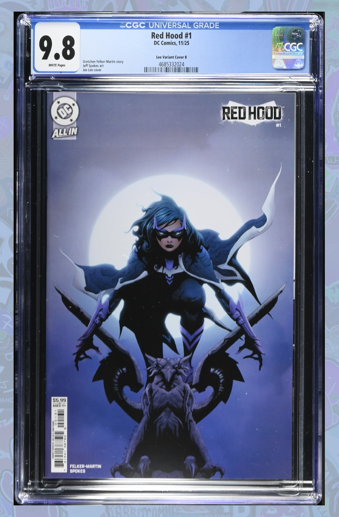 Red Hood #1 | Jae Lee Variant Cover  | CGC 9.8
