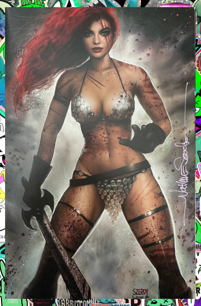 Red Sonja: Death and the Devil #1 | Szerdy Virgin Variant | Signed By Nathan Szerdy