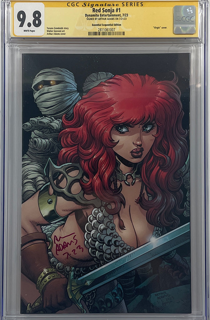 Red Sonja #1 | Art Adams Essential Sequential Edition | CGC SS 9.8