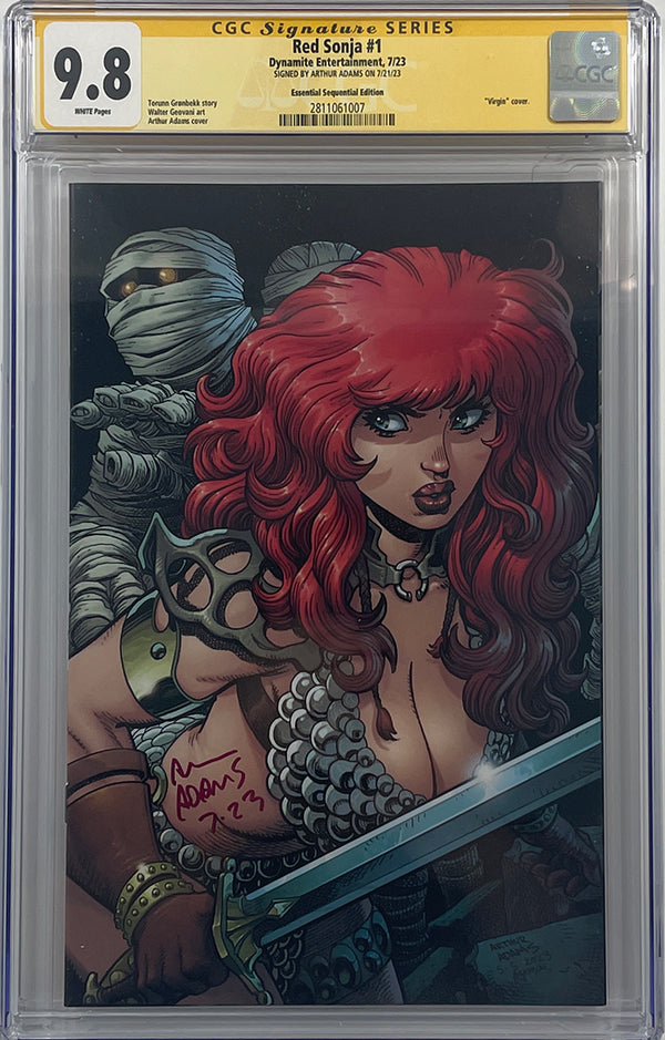 Red Sonja #1 | Art Adams Essential Sequential Edition | CGC SS 9.8