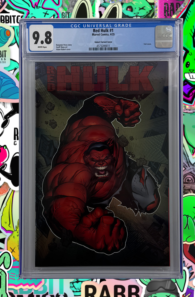 RED HULK #1 [DOOM] | ADAM KUBERT FOIL VARIANT | CGC 9.8