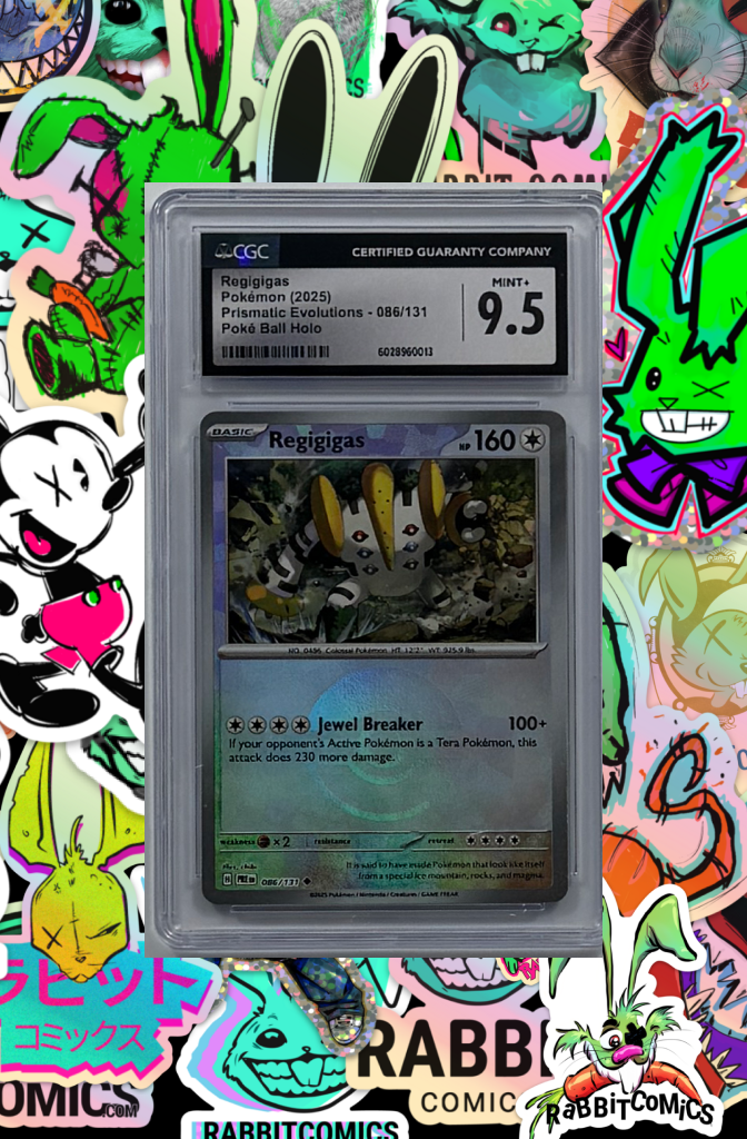 Prismatic Evolutions (086/131) - Regigigas | Poke Ball Holo | CGC MINT+ 9.5