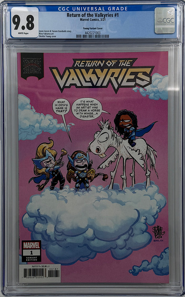 Return of the Valkyries #1 | Skottie Young Variant Cover | CGC 9.8