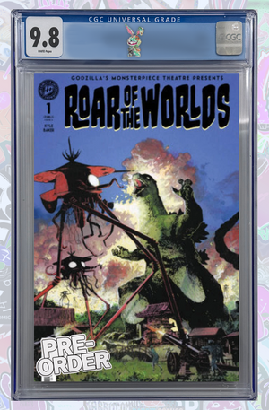 Godzilla's Monsterpiece Theatre Presents: Roar of the Worlds Cover B (Baker) | CGC 9.8 | PREORDER