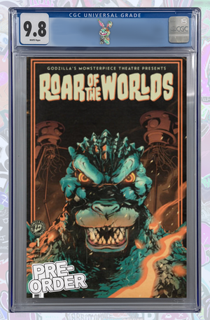 Godzilla's Monsterpiece Theatre Presents: Roar of the Worlds Cover C (Flops!) | CGC 9.8 | PREORDER