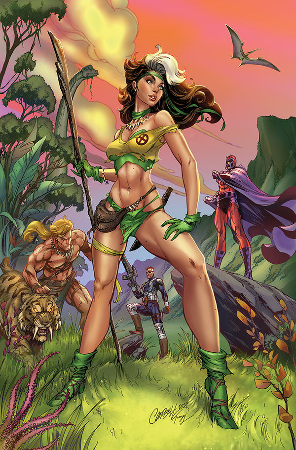 ROGUE: THE SAVAGE LAND #1 | J.SCOTT CAMPBELL ROGUE 1:100 RATIO VIRGIN VARIANT | PREORDER