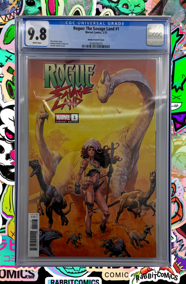 ROGUE: THE SAVAGE LAND #1 | JEROME OPENA 1:50 RATIO VARIANT | CGC 9.8