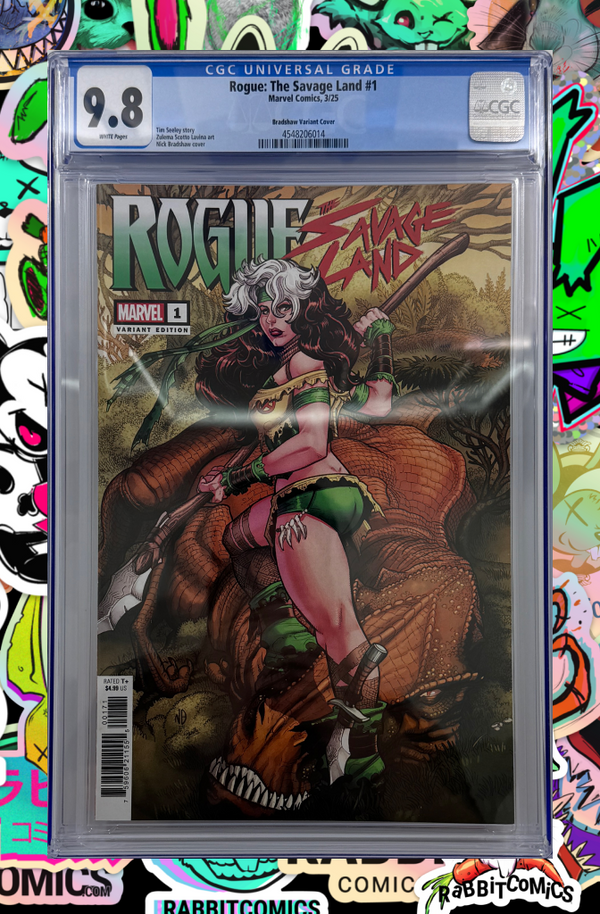 ROGUE: THE SAVAGE LAND #1 | NICK BRADSHAW VARIANT | CGC 9.8