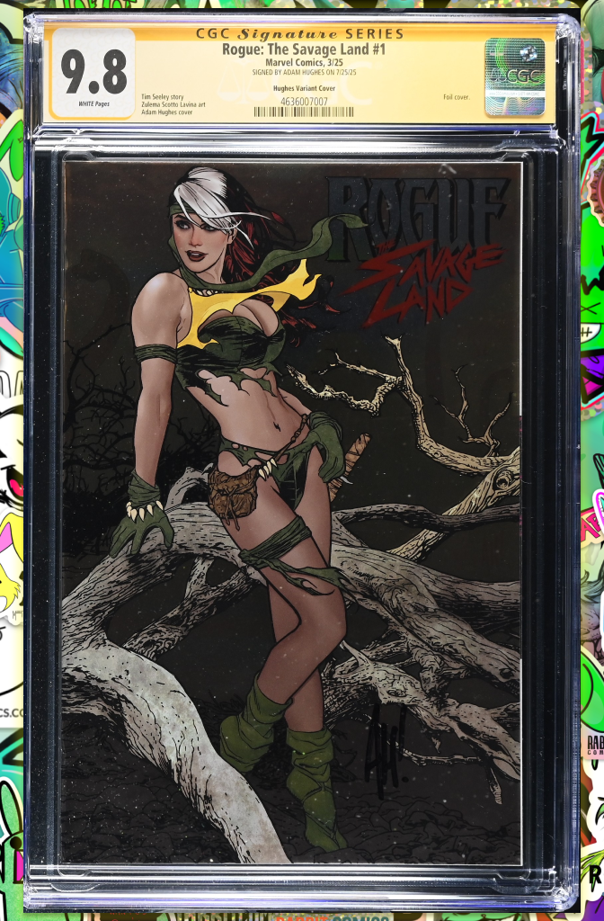 ROGUE: THE SAVAGE LAND #1 | ADAM HUGHES FOIL VARIANT | CGC SS 9.8