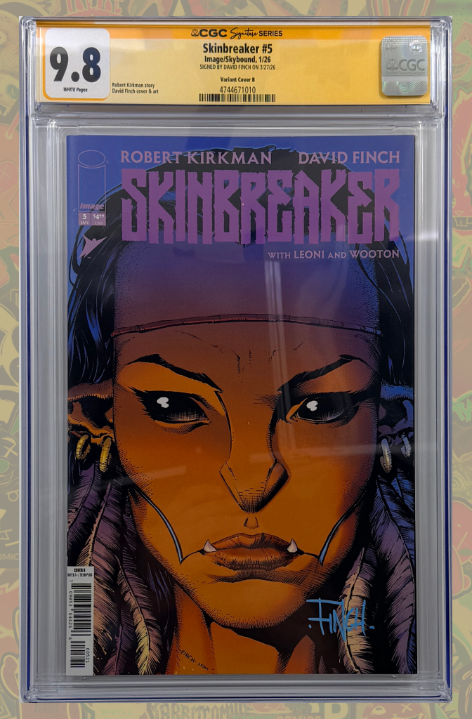 Skinbreaker #5 Cover B David Finch Portrait Variant | CGC SS 9.8