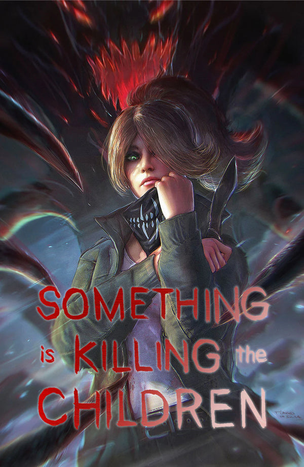 SOMETHING IS KILLING THE CHILDREN #36 | C2E2 EXCLUSIVE SPOT FOIL TRADE COVER BY TIAGO DE SILVA