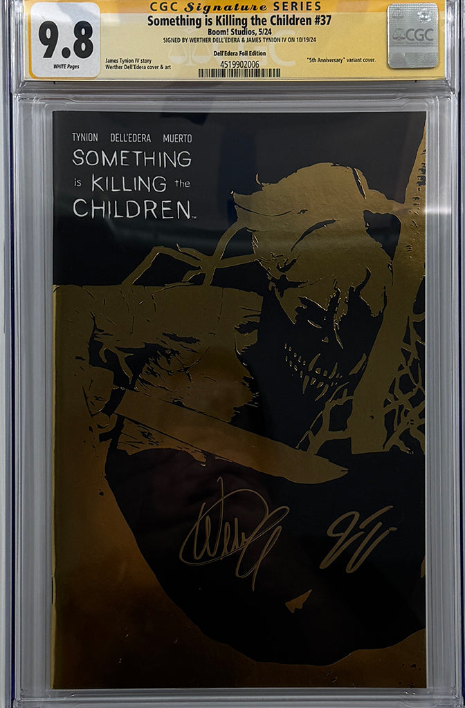 Something is Killing the Children #37 | Dell'Edera Foil Variant | 2x Signed | CGC SS 9.8
