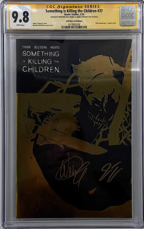 Something is Killing the Children #37 | Dell'Edera Foil Variant | 2x Signed | CGC SS 9.8