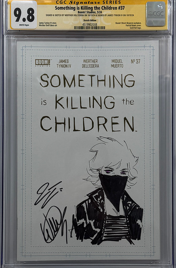 Something is Killing the Children #37 | Werther Dell'Edera Jessica Sketch | 2x Signed | CGC SS 9.8