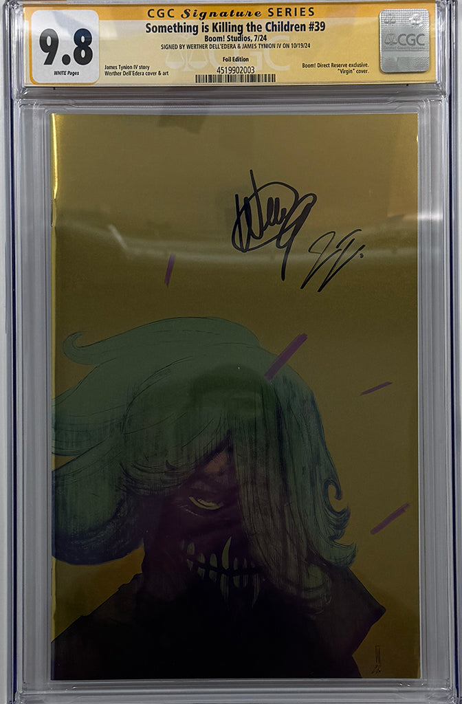 Something is Killing the Children #39 | Dell'Edera Foil Variant | 2x Signed | CGC SS 9.8