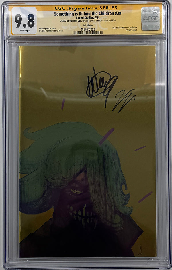 Something is Killing the Children #39 | Dell'Edera Foil Variant | 2x Signed | CGC SS 9.8