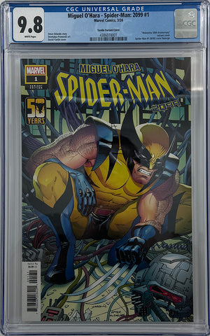 MIGUEL O'HARA: SPIDER-MAN: 2099 #1 | DAVID YARDIN WOLVERINE VARIANT | CGC 9.8