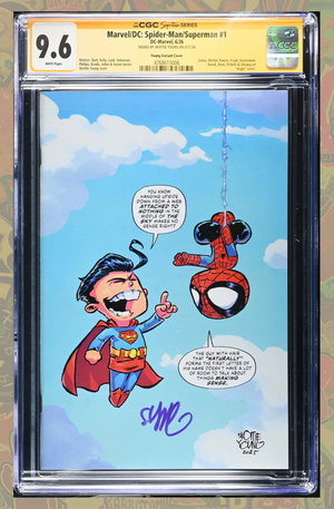 Marvel/DC: Spider-Man/Superman #1 Skottie Young Full Art Variant | CGC SS 9.6