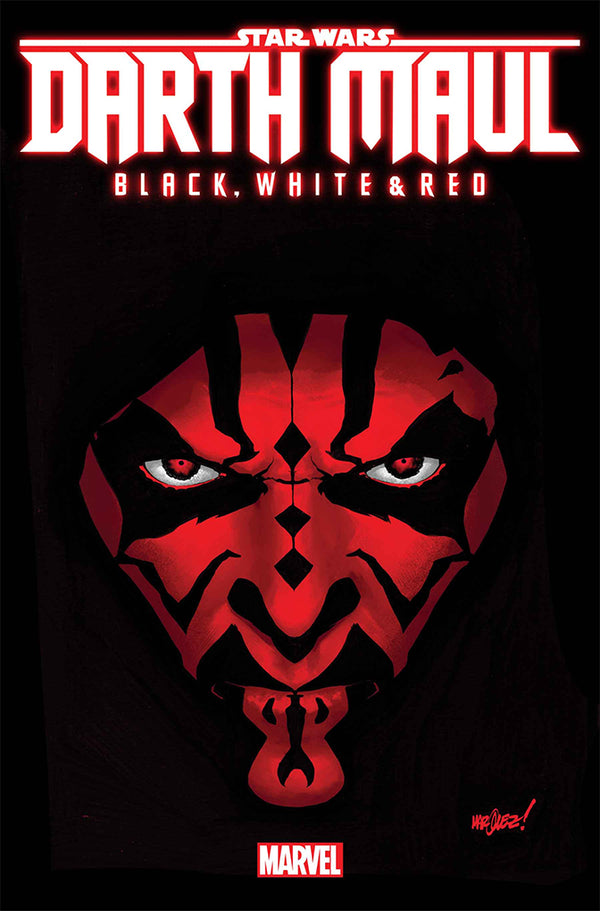 STAR WARS: DARTH MAUL - BLACK, WHITE & RED #1 | 1:25 RATIO VARIANT | PREORDER