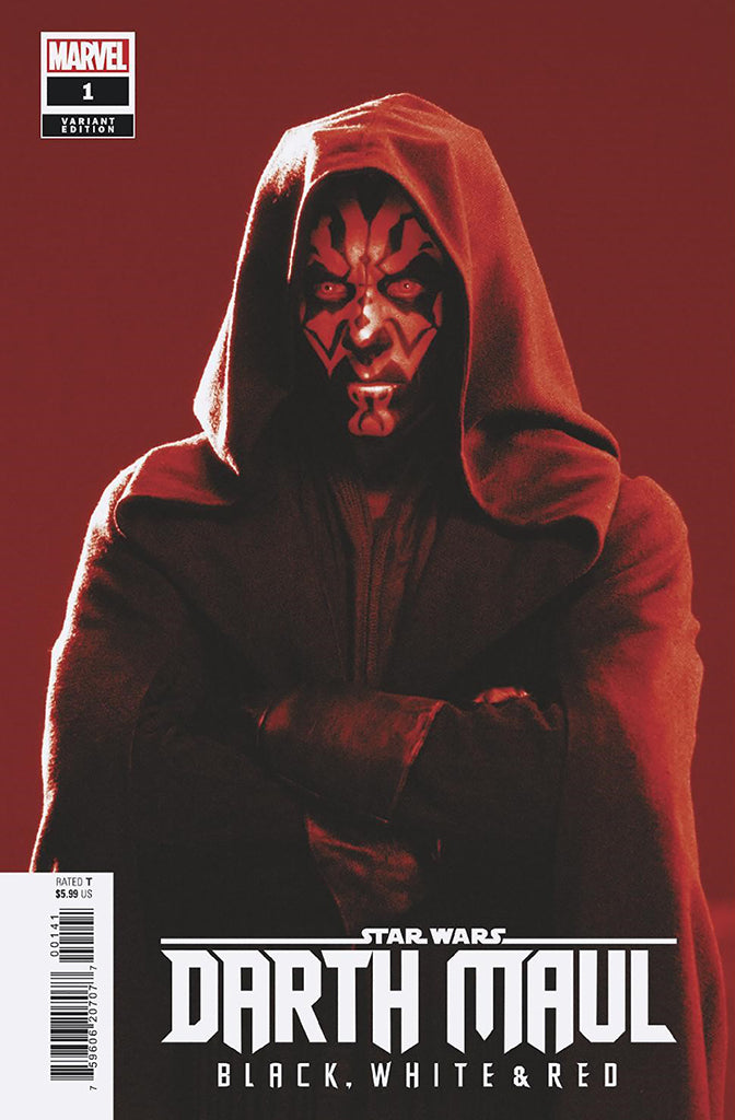 STAR WARS: DARTH MAUL - BLACK, WHITE & RED #1 | MOVIE VARIANT