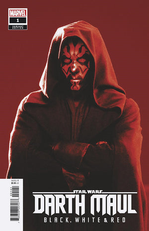 STAR WARS: DARTH MAUL - BLACK, WHITE & RED #1 | MOVIE VARIANT