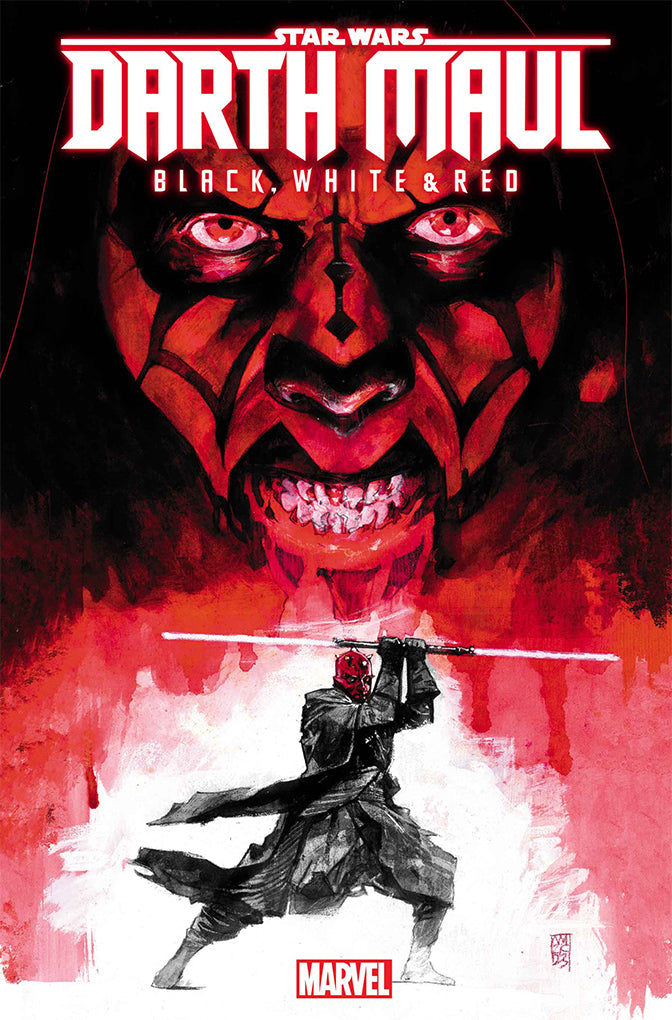 STAR WARS: DARTH MAUL - BLACK, WHITE & RED #1 | MAIN COVER