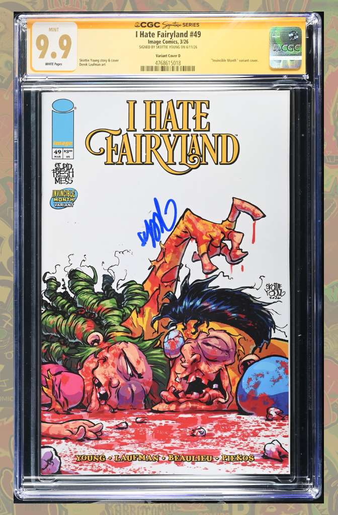 I Hate Fairyland #49 Cover D Skottie Young Invincible Team Up Variant | CGC SS 9.9