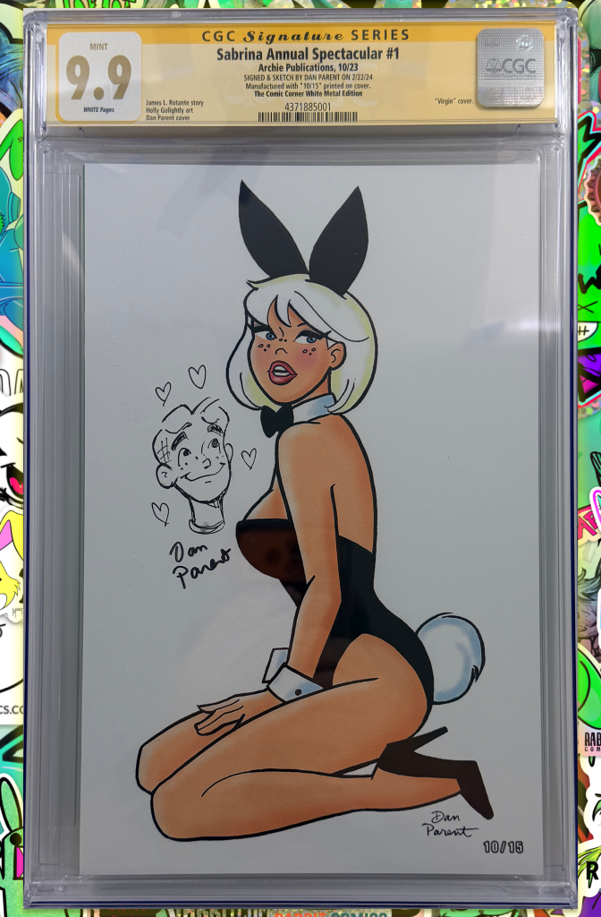 Sabrina Annual Spectacular #1 | White Metal Variant 10/15 | CGC SS + REMARK 9.9