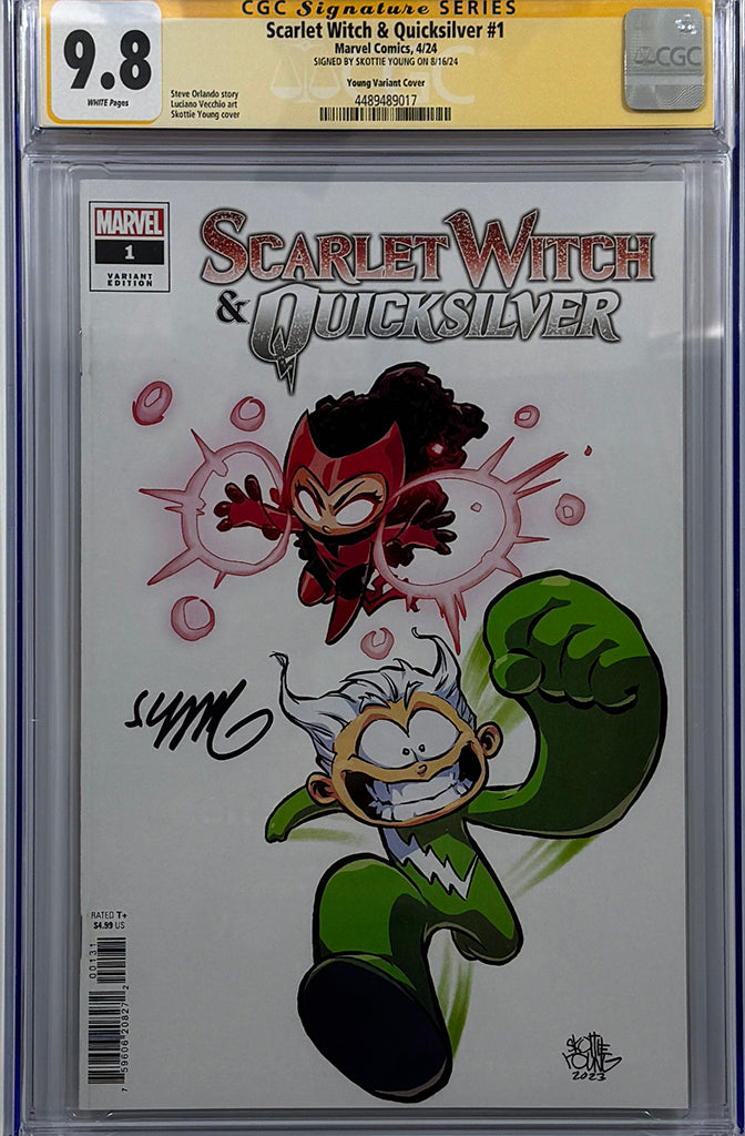 SCARLET WITCH & QUICKSILVER #1  | SKOTTIE YOUNG VARIANT | CGC SS 9.8