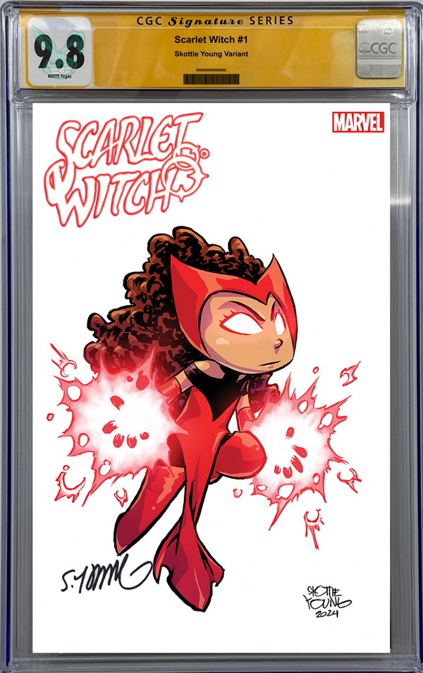 Scarlet Witch #1 | Young Variant | Signed by Skottie Young | CGC SS 9.6+