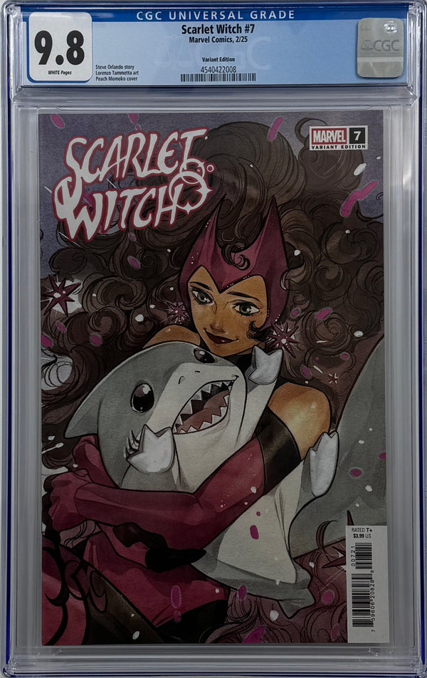 SCARLET WITCH #7 | PEACH MOMOKO VARIANT | CGC 9.8