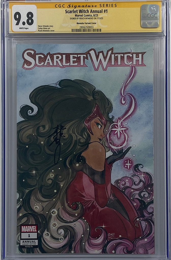 Scarlet Witch Annual #1 | Peach Momoko Marvel SDCC Exclusive | CGC SS 9.8