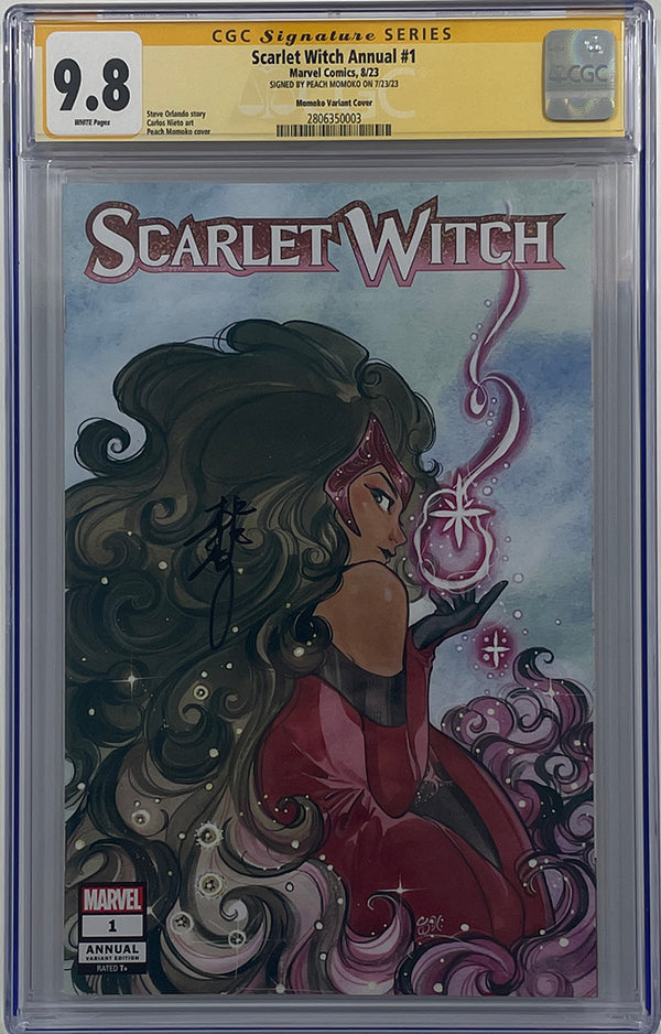 Scarlet Witch Annual #1 | Peach Momoko Marvel SDCC Exclusive | CGC SS 9.8