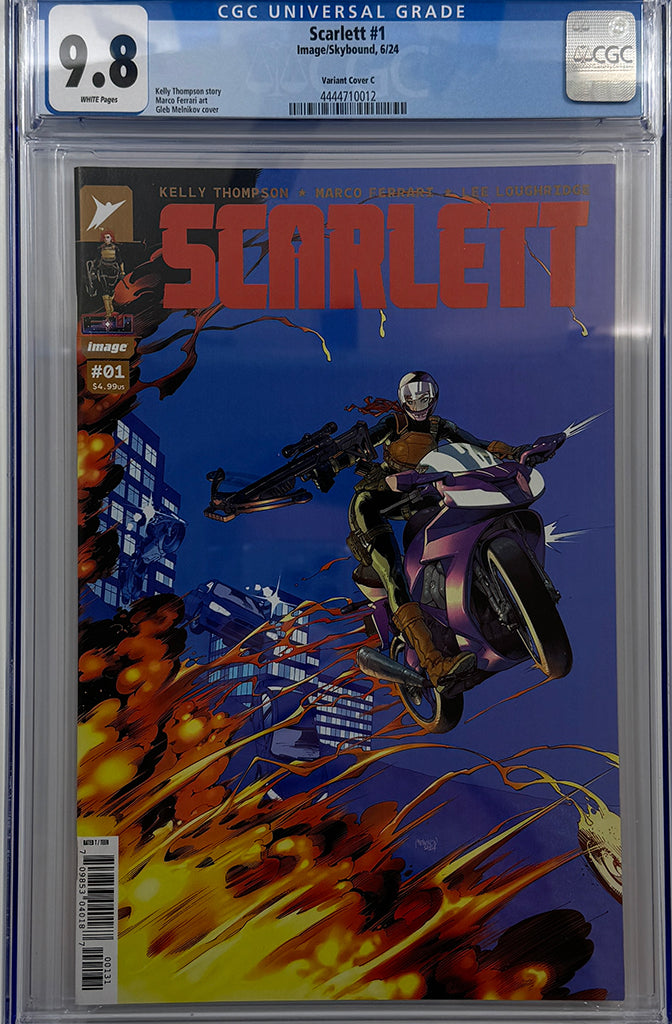 SCARLETT #1 (OF 5) | CVR C INC GLEB MELNIKOV CONNECTING 1:10 RATIO VARIANT | CGC 9.8