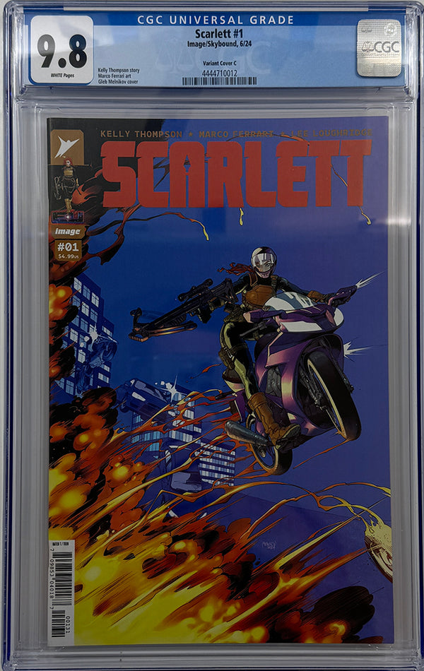 SCARLETT #1 (OF 5) | CVR C INC GLEB MELNIKOV CONNECTING 1:10 RATIO VARIANT | CGC 9.8