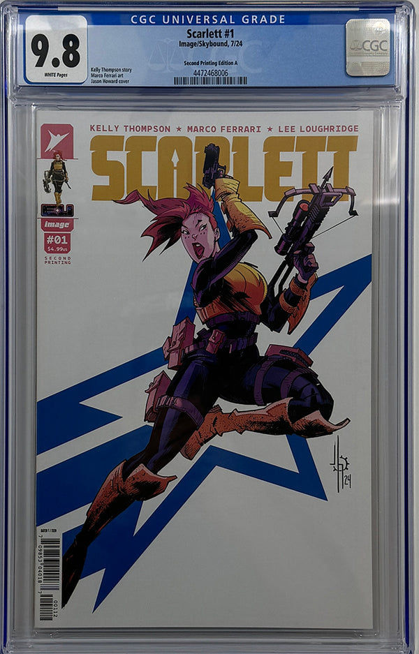 SCARLETT #1 | Second Printing Cvr A Jason Howard Scarlett | CGC 9.8