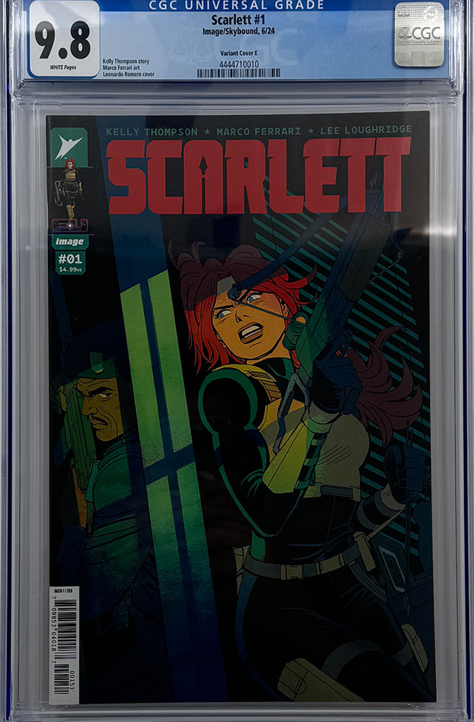 SCARLETT #1 (OF 5) | CVR E INC LEONARDO ROMERO 1:50 RATIO VARIANT | CGC 9.8