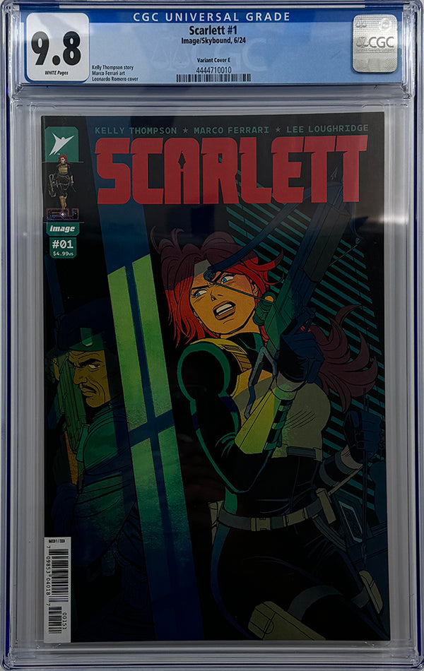 SCARLETT #1 (OF 5) | CVR E INC LEONARDO ROMERO 1:50 RATIO VARIANT | CGC 9.8