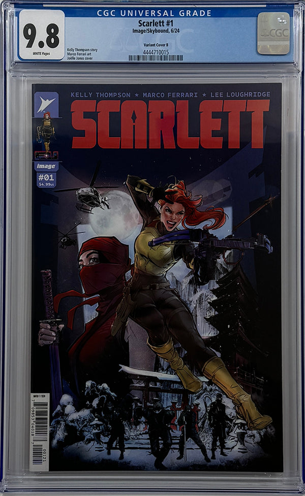 SCARLETT #1 (OF 5) | CVR B JOËLLE JONES VARIANT | CGC 9.8