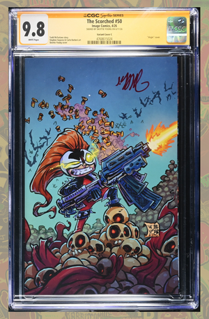 Spawn Scorched #50 Cover C Skottie Young Connecting Variant | CGC SS 9.8