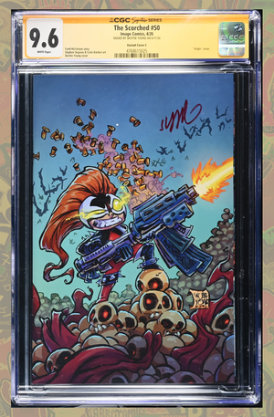 Spawn Scorched #50 Cover C Skottie Young Connecting Variant | CGC SS 9.6